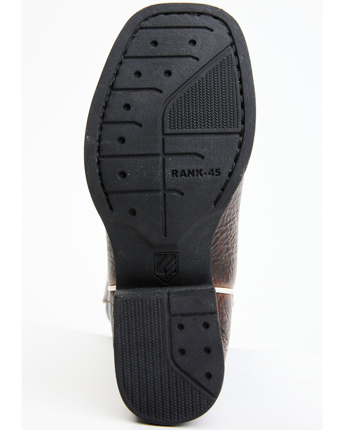 Image #7 - RANK 45® Boys' Connor Western Boots - Broad Square Toe, Blue, hi-res