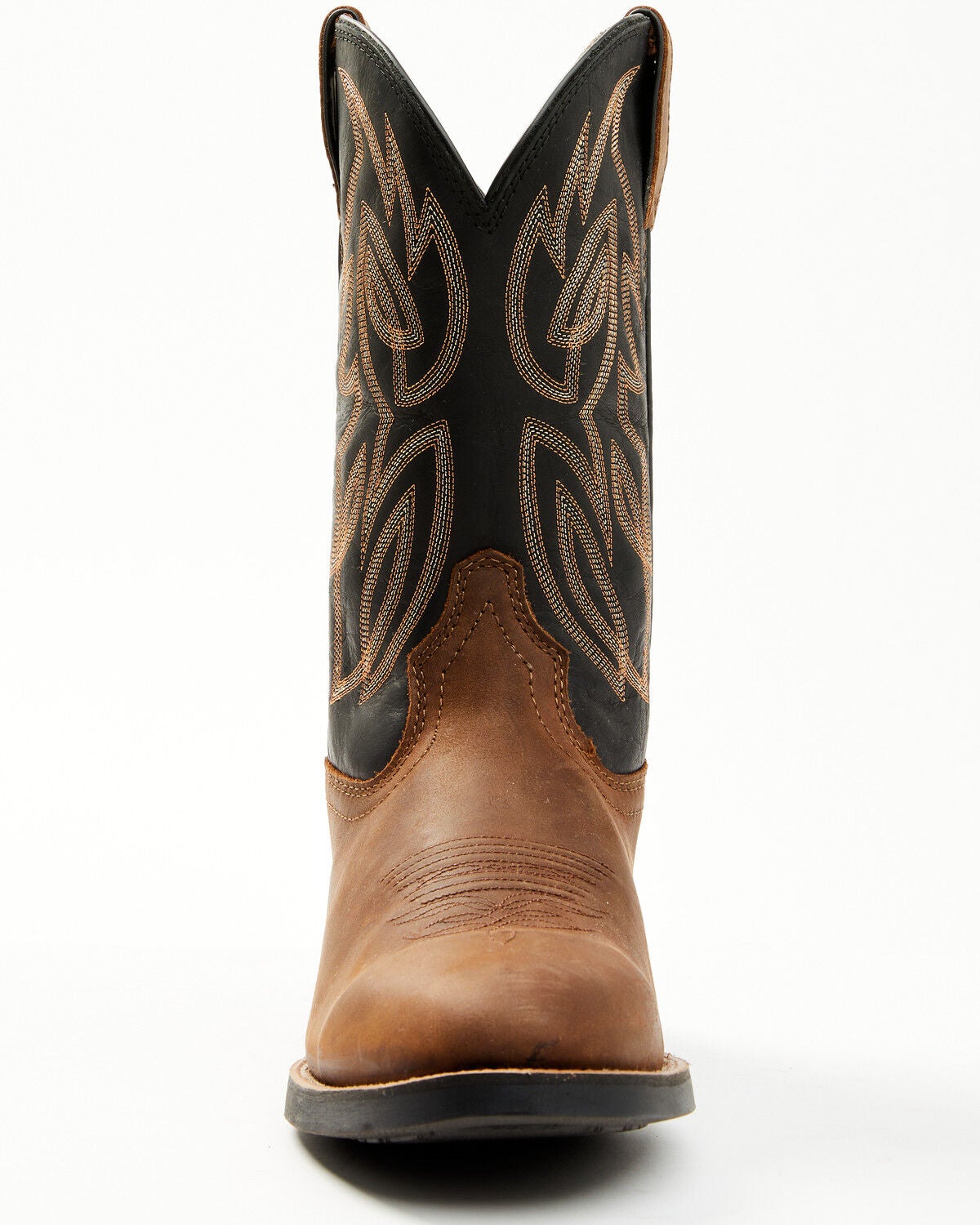 Image #4 - Justin Men's Stampede Rendon Western Boots - Round Toe, Brown, hi-res