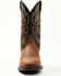 Image #4 - Justin Men's Rendon Western Boots - Round Toe, Brown, hi-res