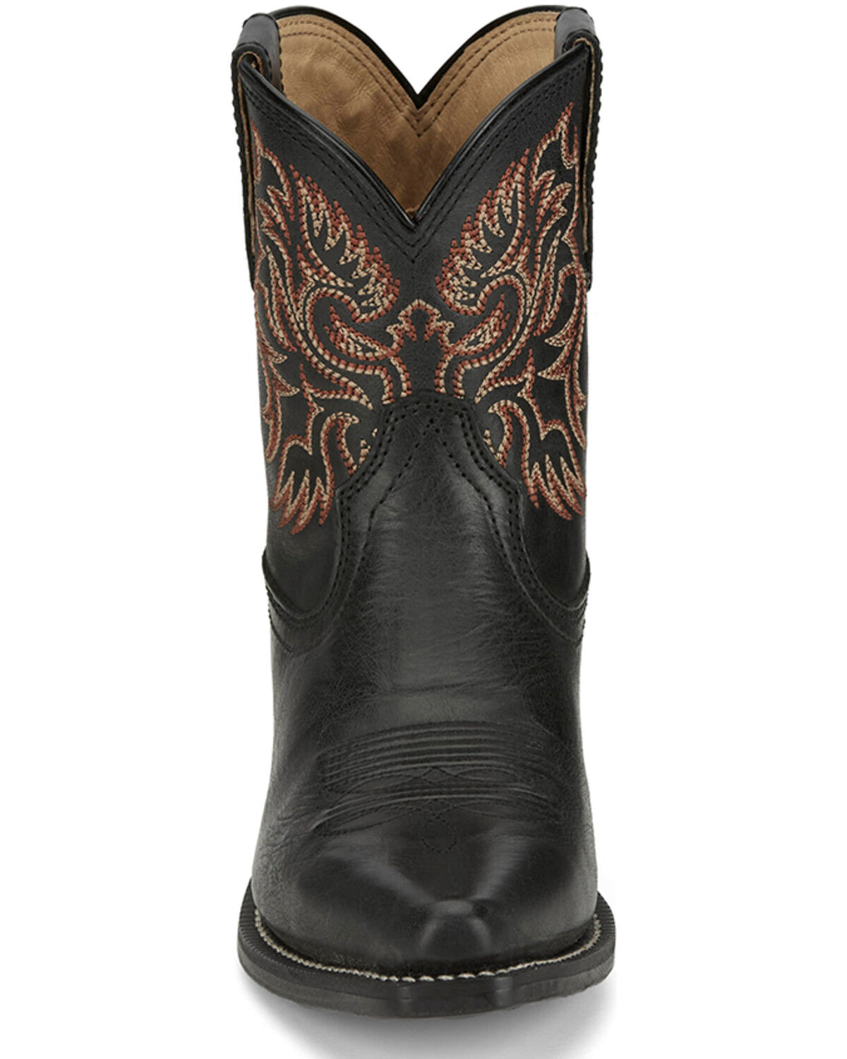 Image #4 - Justin Vintage Women's Isabella Western Booties - Snip Toe, Black, hi-res