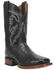 Image #1 - Dan Post Men's Alamosa Western Boots - Broad Square Toe, Black, hi-res