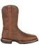 Image #2 - Rocky Men's Long Range Waterproof Western Work Boots - Steel Toe, , hi-res