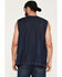 Image #4 - Dickies X Harley Davidson Men's Dark Wash Zip-Up Denim Vest, Dark Wash, hi-res