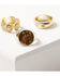 Image #1 - Shyanne Women's Western Muse Horse Icon Ring Set - 3 Piece, Gold, hi-res