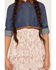 Image #3 - Sugar California Girls' 3/4 Sleeve Denim Floral Print Mini Dress, Multi, hi-res