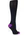  Shyanne Women's 3-Pair Support Crew Socks, Black, hi-res