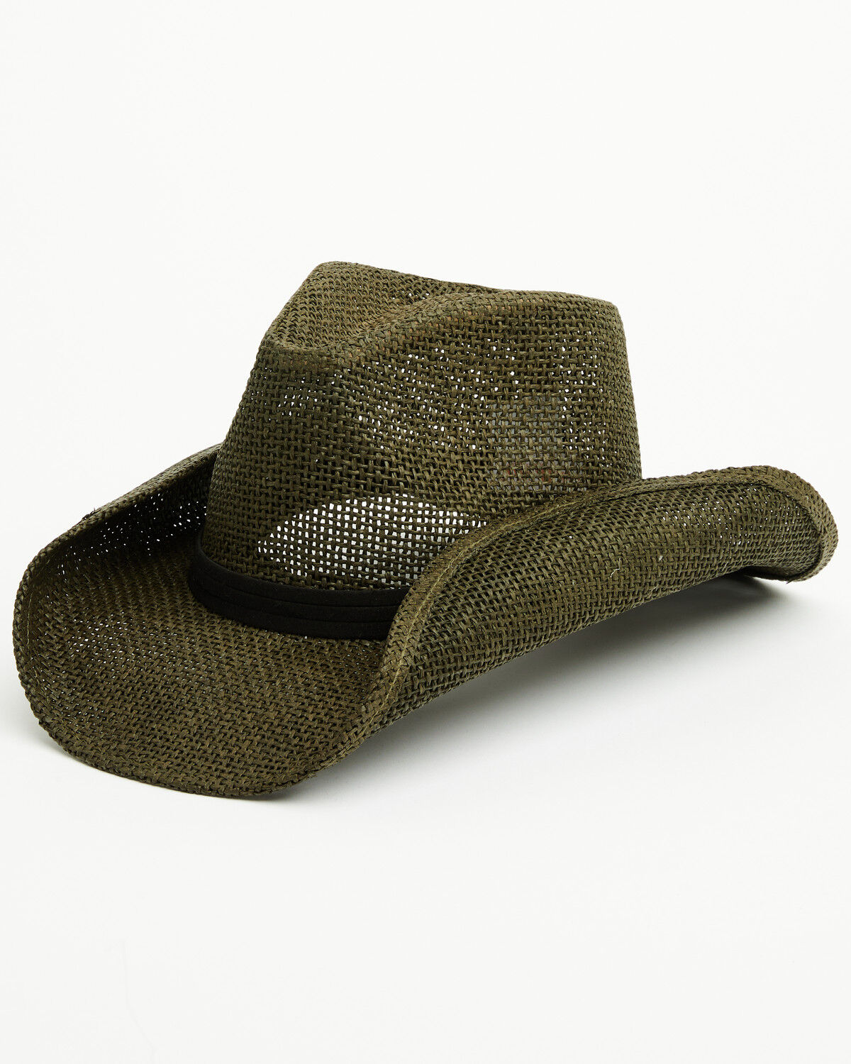 Image #1 - Shyanne Women's Sage Straw Cowboy Hat, Olive, hi-res