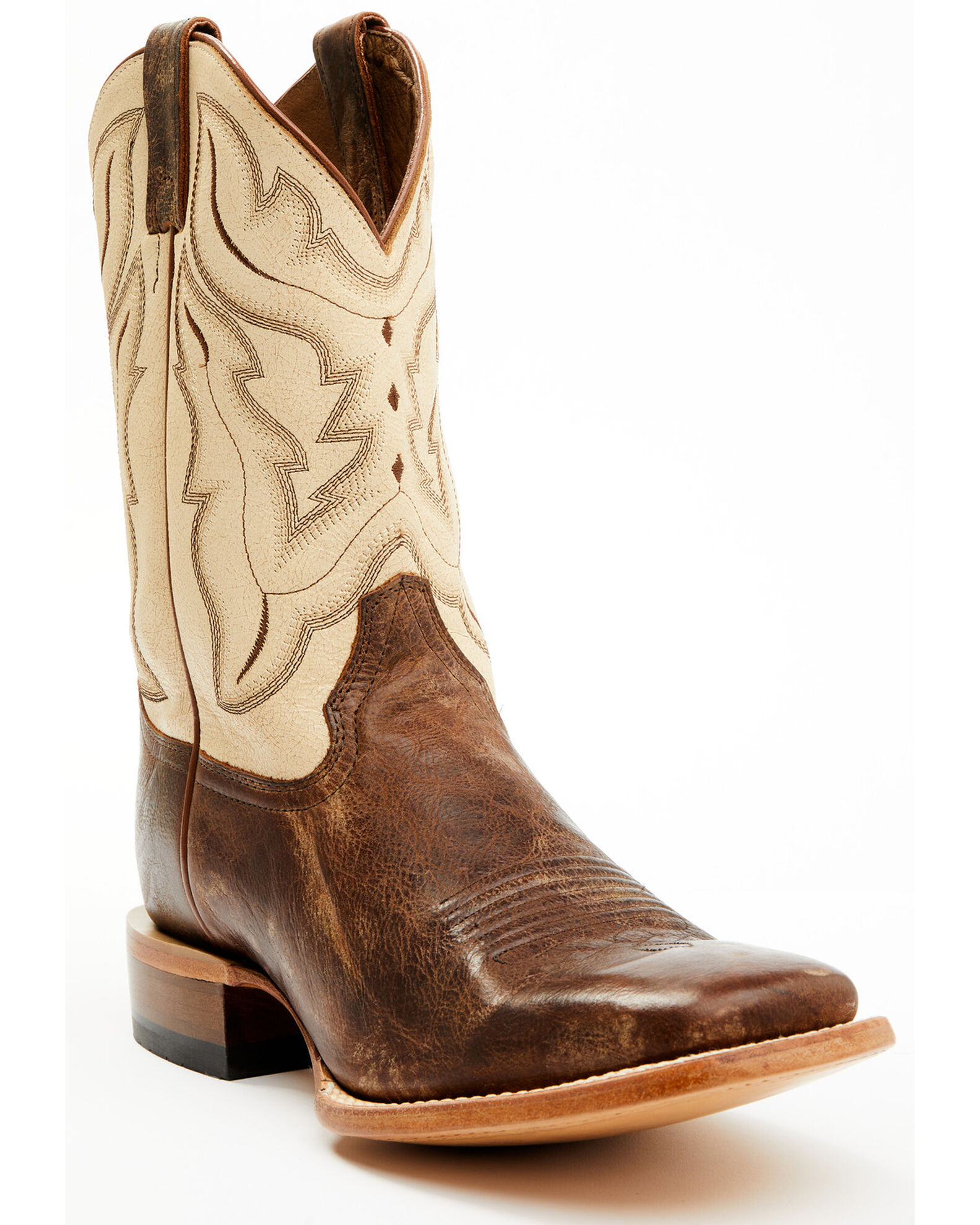 Cody James Men s Bone Western Boots Broad Square Toe Country Outfitter