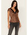 Image #1 - Idyllwind Women's Kimball Lace Trim Top, Tan, hi-res