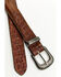 Image #2 - Cody James Men's Cypress Two Tone Embroidered Caiman Western Belt, Brown, hi-res