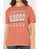 Image #3 - Shyanne Women's Support Your Local Rodeo Short Sleeve Boyfriend Graphic Tee, Red, hi-res