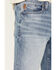 Image #2 - Moonshine Spirit Men's Fire Water Medium Wash Slim Straight Stretch Denim Jeans, Light Medium Wash, hi-res