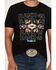 Image #3 - RANK 45® Men's Strom Southwestern Print Short Sleeve Graphic T-Shirt, Black, hi-res
