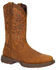 Image #1 - Durango Men's Rebel Waterproof Performance Western Boots - Broad Square Toe, Brown, hi-res