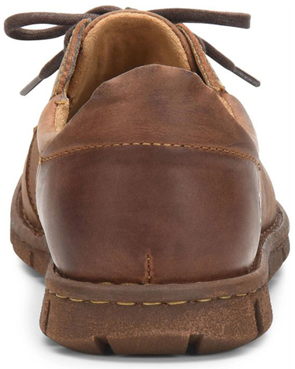 Image #5 - Born Men's Joel Causal Shoes - Moc Toe, Lt Brown, hi-res