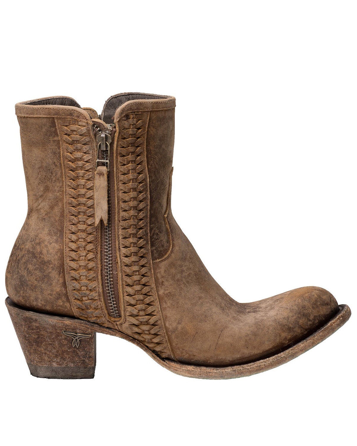 tan western booties