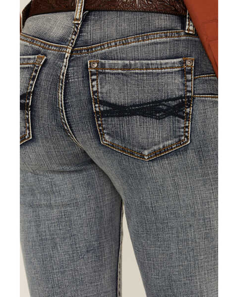 Image #4 - RANK 45® Women's Medium Wash Mid Rise Bootcut Riding Jeans, Medium Wash, hi-res