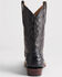 Image #4 - Lucchese Men's Exotic Caiman Skin Western Boots - Broad Square Toe, Navy, hi-res