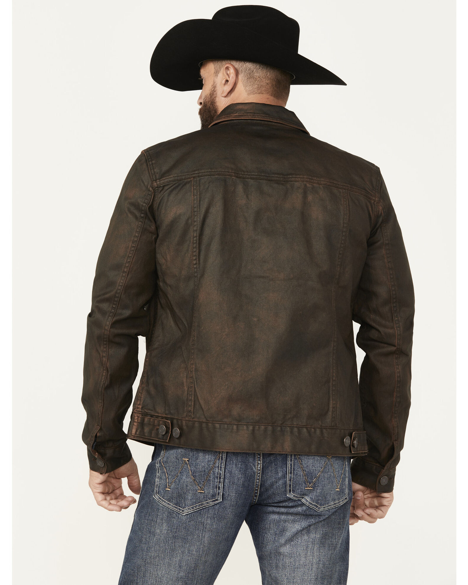 Moonshine Spirit Men's Coated Denim Jacket - Country Outfitter