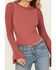 Image #3 - Free People Women's Cuffing Season Top, Pink, hi-res