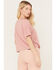 Image #4 - Ariat Women's Buffalo Rising Short Sleeve Graphic Tee, Pink, hi-res
