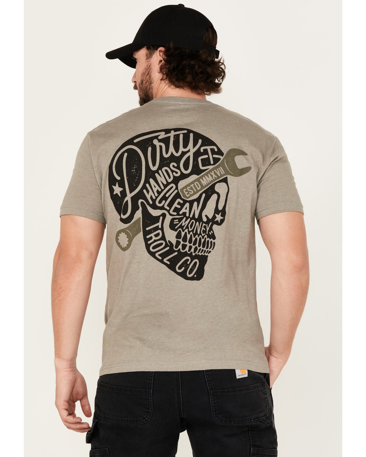Troll Co Men's Molten Short Sleeve Graphic T-Shirt, Slate, hi-res