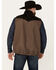 Image #4 - Cinch Men's Solid Twill Concealed Carry Zip Vest, Brown, hi-res