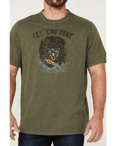 Image #3 - Brothers and Sons Men's Rocky Mountain High Graphic T-Shirt , Olive, hi-res