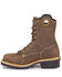 Image #2 - Carolina Men's Coppice Waterproof Logger Boots - Composite Toe, Brown, hi-res