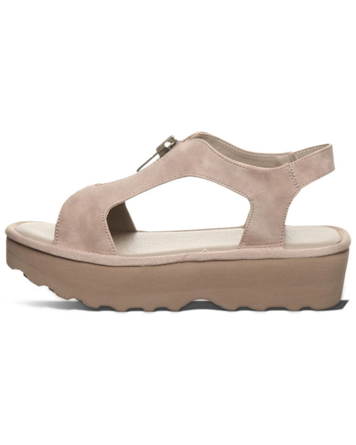 Image #3 - Bearpaw Women's Venice Platform Sandals, Beige, hi-res