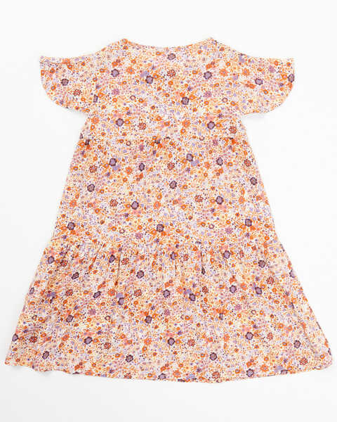 Image #3 - Shyanne Toddler Girls' Floral Print Ruffle Dress, Cream, hi-res