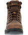Image #4 - Georgia Boot Men's 6" FLXpoint Ultra Lace-Up Waterproof Work Boots - Soft Toe, Black/brown, hi-res