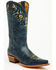 Image #1 - Shyanne Women's Stephanie Floral Western Boots - Snip Toe, Navy, hi-res