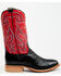 Image #2 - Hyer Men's Jetmore Exotic Full Quill Ostrich Western Boots - Broad Square Toe, Black, hi-res