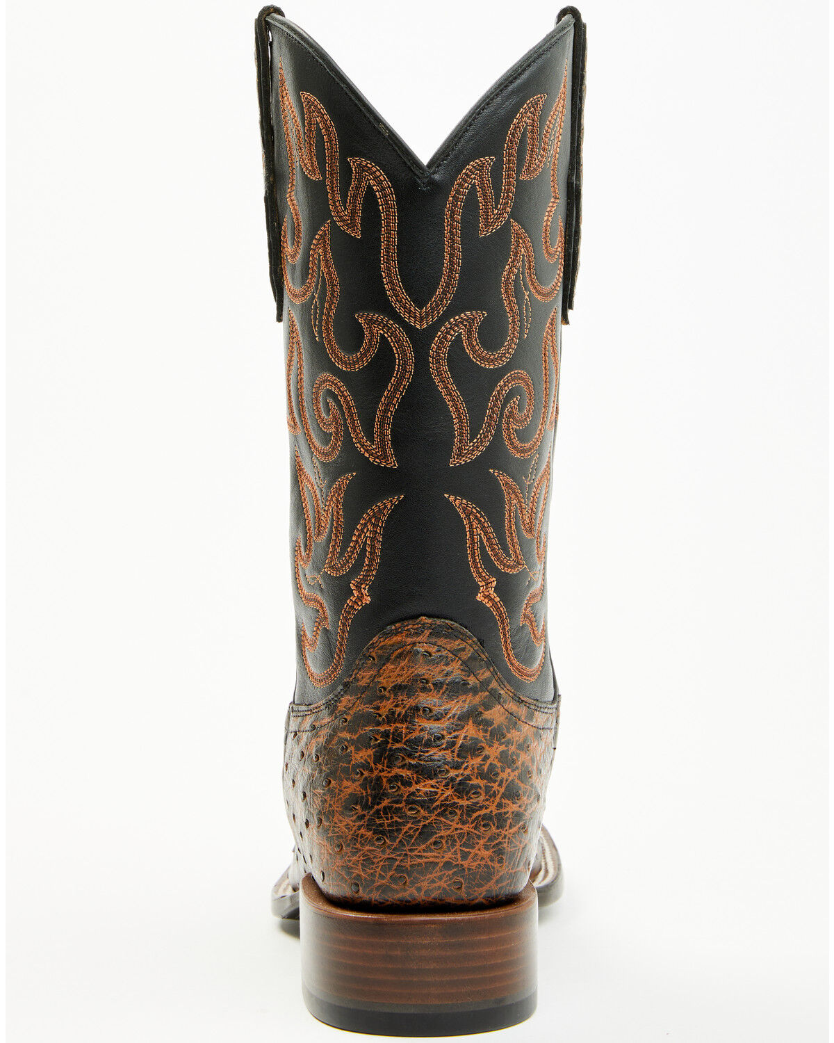Image #5 - Cody James Men's Exotic Full Quill Ostrich Western Boots - Broad Square Toe, Brandy Brown, hi-res