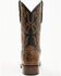 Image #5 - Cody James Men's Exotic Full Quill Ostrich Western Boots - Broad Square Toe, Brandy Brown, hi-res