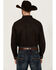 Image #4 - Cody James Men's Basic Solid Long Sleeve Button-Down Stretch Western Shirt - Big, Brown, hi-res