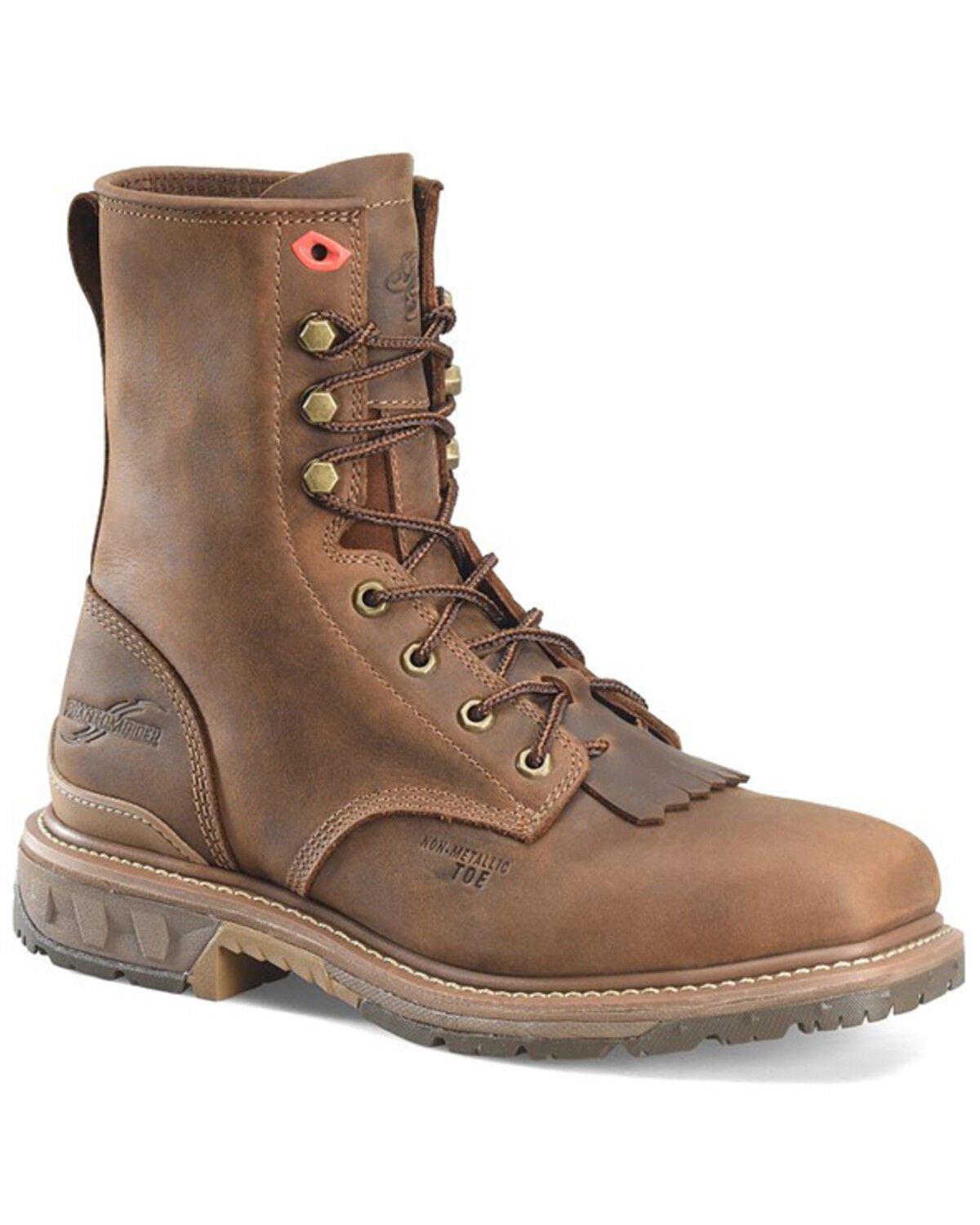Image #1 - Double H Men's Dailor 8" Work Boots - Composite Toe, Brown, hi-res