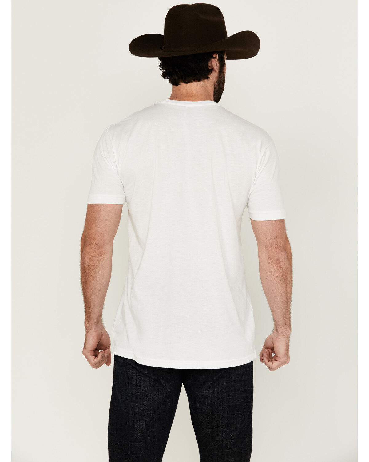 Image #4 - Kimes Ranch Men's Boot Barn Exclusive American Trucker Short Sleeve Graphic T-Shirt, White, hi-res