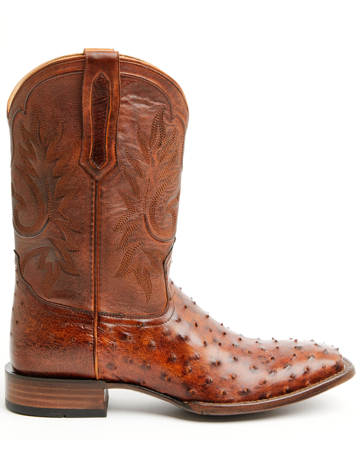 Image #2 - Cody James Black 1978® Men's The Hayward Exotic Ostrich Western Boots - Broad Square Toe, Cognac, hi-res