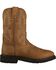 Image #2 - Ariat Sierra Saddle Western Work Boots - Soft Toe, Aged Bark, hi-res