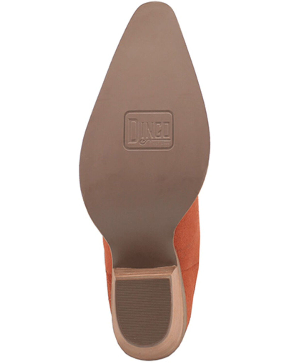 Image #7 - Dingo Women's Wild Child Suede Fringe Tall Western Boots - Snip Toe, Rust Copper, hi-res