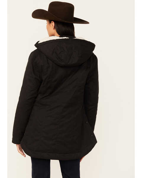 Image #4 - Outback Trading Co Women's Berber Lined Hooded Hattie Jacket , Black, hi-res
