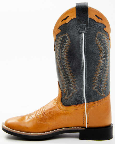 Image #4 - Cody James Boys' Barnwood Western Boots - Square Toe, Brown, hi-res