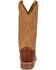 Image #5 - Justin Men's Boston Deerskin Tall Western Boots - Square Toe, Cognac, hi-res