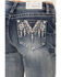 Image #2 - Grace In LA Women's Medium Wash Dreamcatcher Sequin Bootcut Stretch Denim Jeans, Medium Wash, hi-res