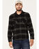 Image #1 - Brixton Men's Bowery Plaid Print Long Sleeve Button-Down Flannel Shirt, Black, hi-res