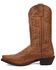 Image #3 - Laredo Men's Silverdale Western Boot - Snip Toe, Tan, hi-res
