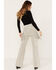 Wonderwest Women's Leather Fringe Pants, Grey, hi-res
