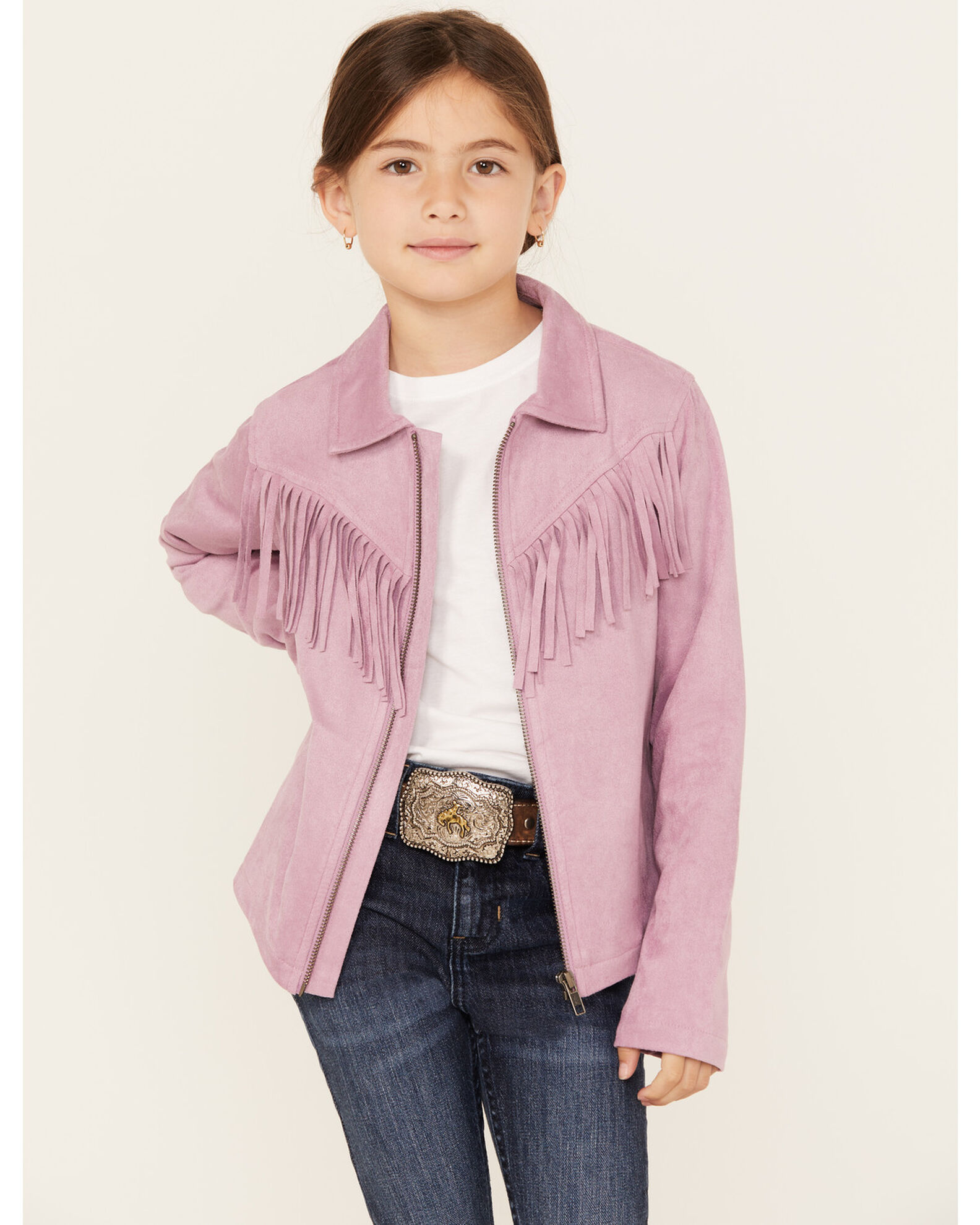 Girls suede jacket online